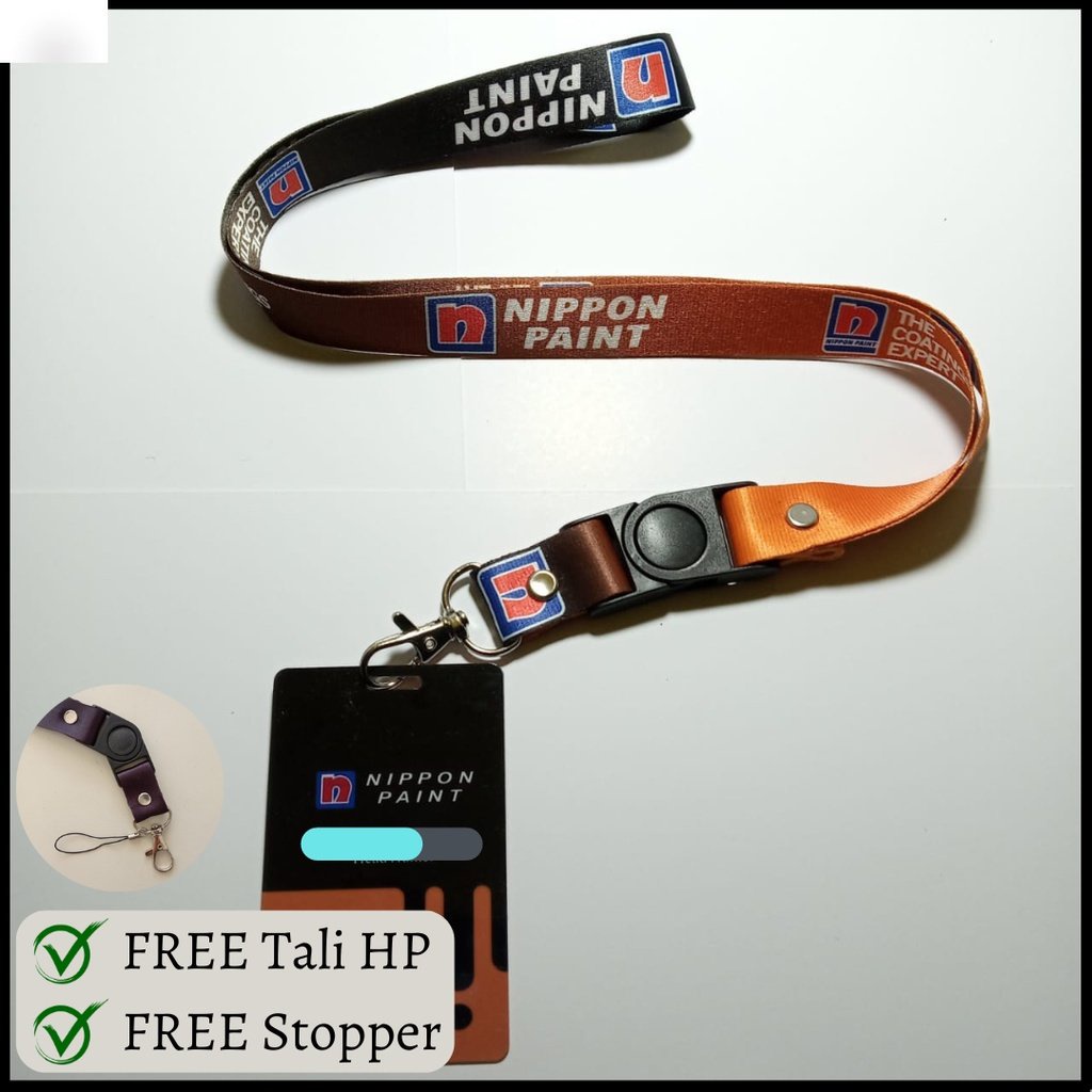 

[Nippon Paint] Tali Lanyard Custom / Lanyard Karyawan / Tali Custom Aksesoris Tali HP