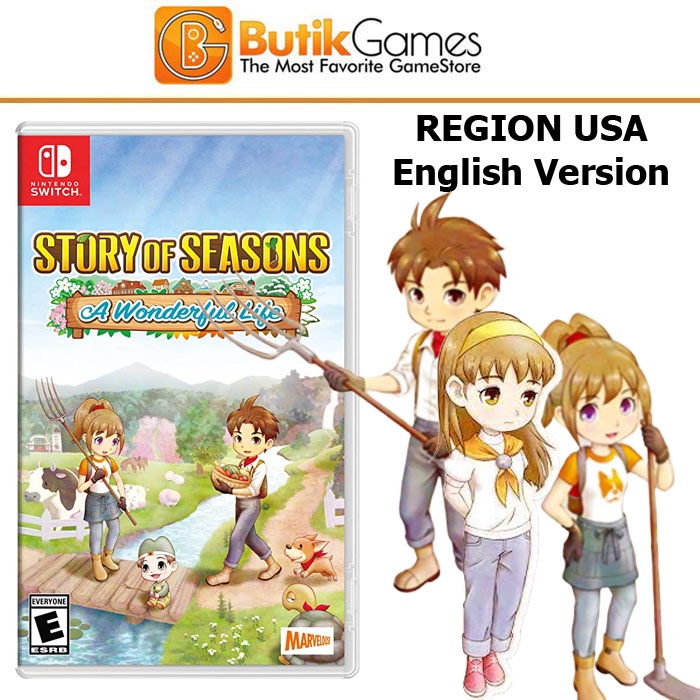 SOS STORY OF SEASONS A Wonderful Life Nintendo Switch