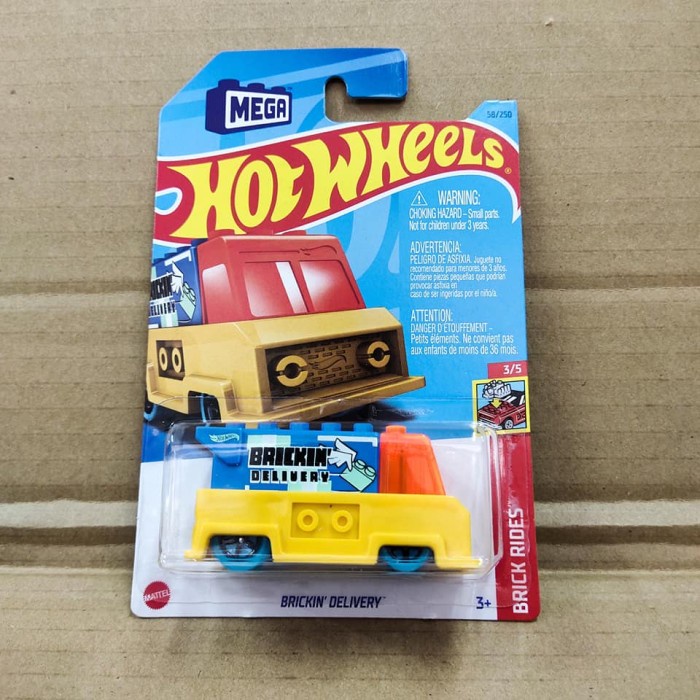 Hotwheels Brickin Delivery Kuning 3/5 - Lot J 2023