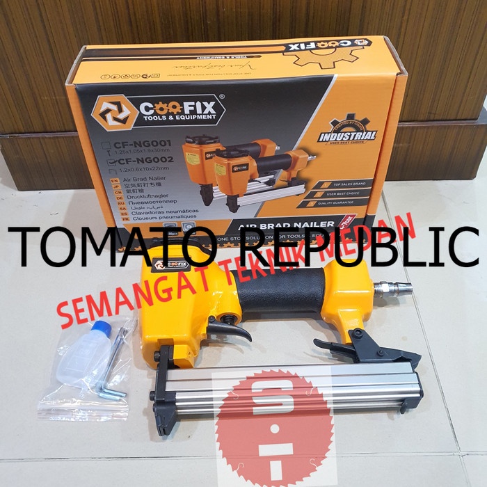 

Murah 1022J AIR NAILER GUN PAKU STAPLES ANGIN NAILER U 1022 J 22mm COOFIX IKV782