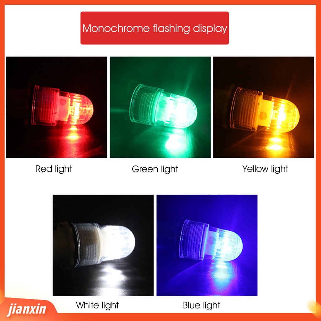 (In Stock) Lampu Pancing LED Kedip Cahaya Otomatis-control Tahan Aus Pelampung Fishnet Light Untuk Angling