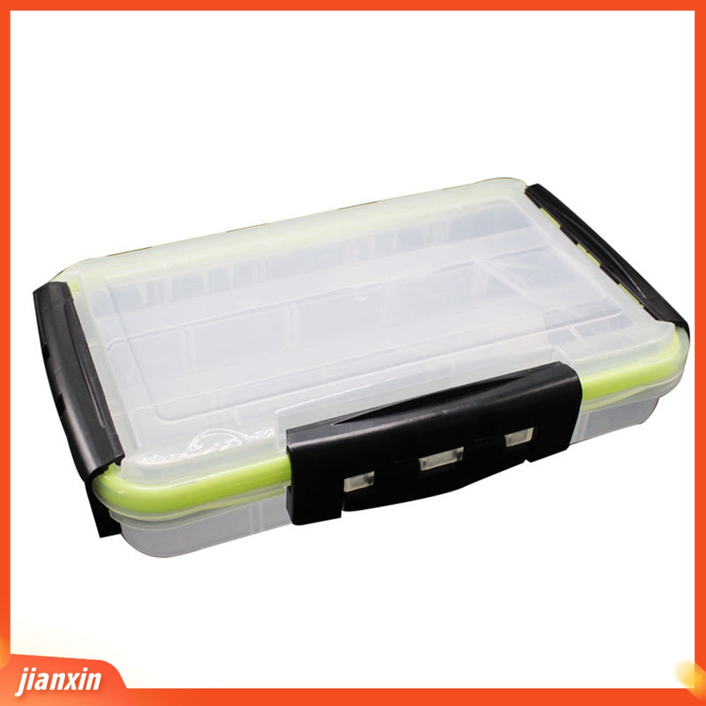 (In Stock) Kotak Umpan Pancing Kunci Tiga Sisi Gesper Dilepas Transparan Umpan Pancing Aksesoris Kecil Organizer Case Perlengkapan Memancing