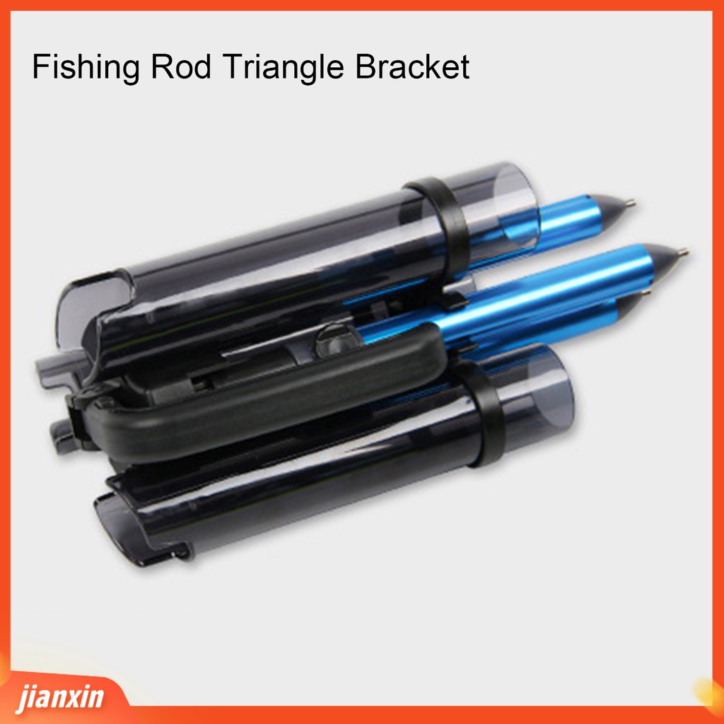 (In Stock) Tempat Pancing Dapat Disesuaikan Anti-Selip Notch Segitiga Struktur Paduan Aluminium Pancing Bracket Segitiga Memancing Luar Ruangan