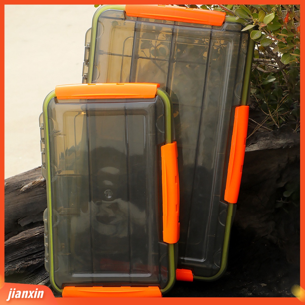 (In Stock) Kotak Umpan Kapasitas Tinggi Tahan Jatuh Water Proof Kompartemen Tahan Tekanan Multifungsi Kotak Pancing Memancing Outdoor