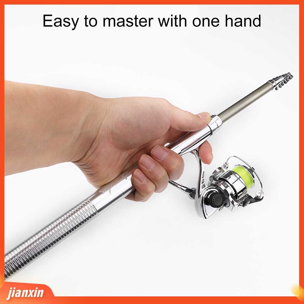 (In Stock) 1m Joran Pancing Anti slip Portable Mini Outdoor Fishing Spinning Pole Untuk Memancing Di Laut