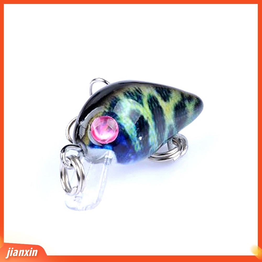 (In Stock) 6 Pcs 3 cm 1.5g Mini Memancing Buatan Manusia Hidup Umpan Wobbler Air Ikan Renang Umpan