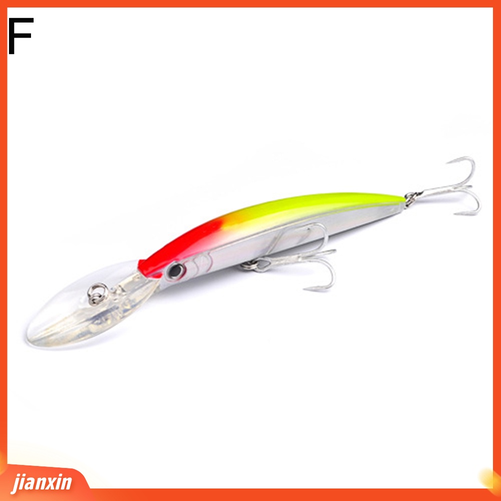 (In Stock) Ikan Kecil Buatan Hard Lure Jig Fishing Bait Tackle Dengan Dua Kait Alat