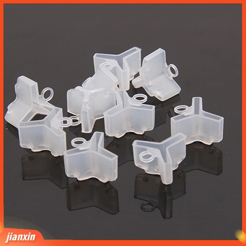 (In Stock) 50Pcs Fishing Treble Hooks Holder Covers Case Bonnets Caps Pelindung Set