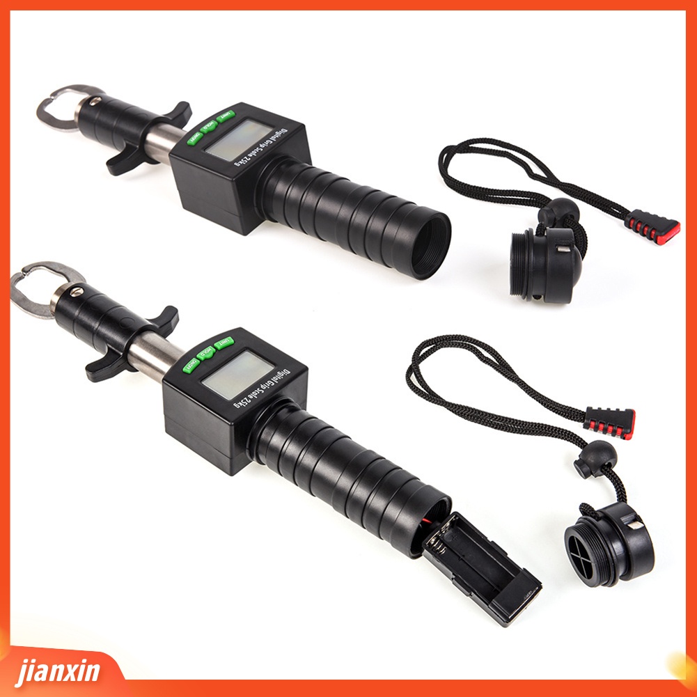 (in Stock) 3in1 Digital Grabber Timbangan Pancing Aluminium Gripper Clamp Tape Measure Tackle