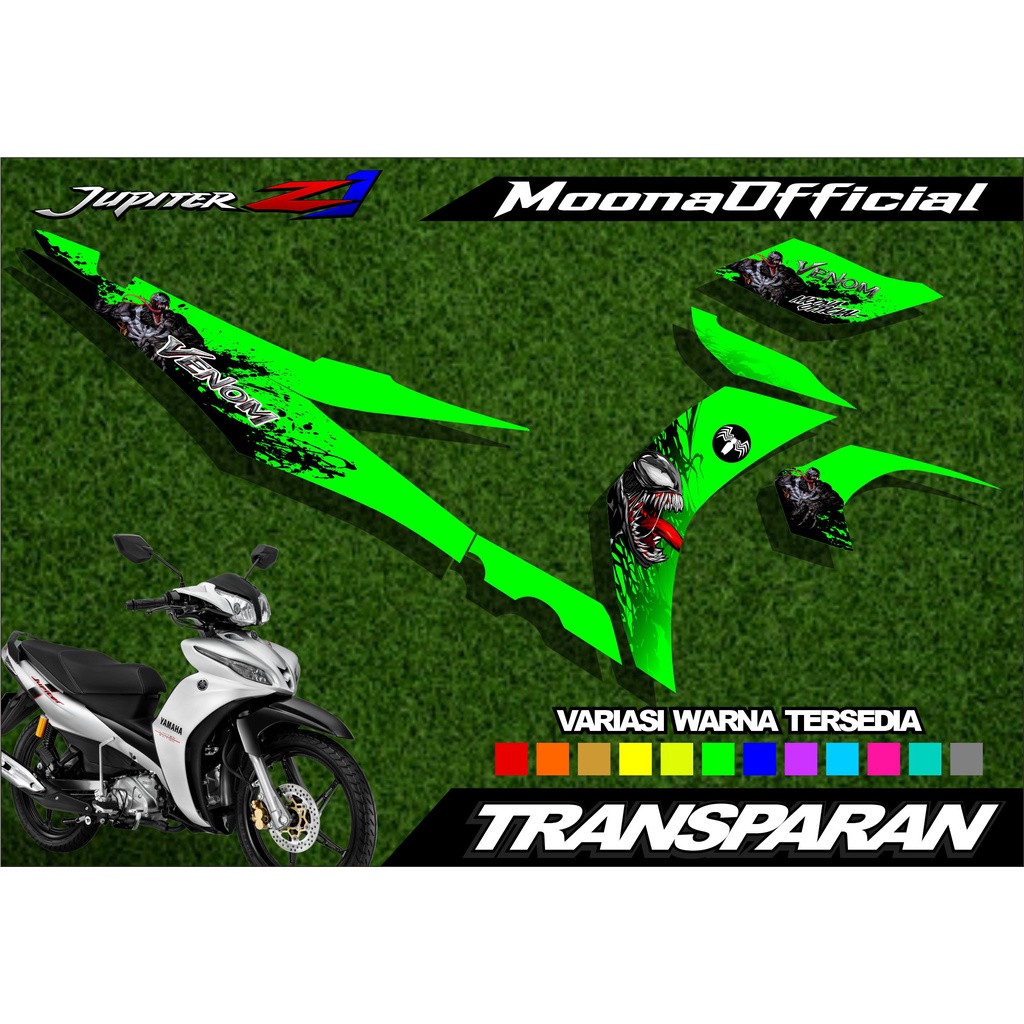0415 STRIPING LIST VARIASI JUPITER Z1 TRANSPARAN - STICKER VARIASI MOTOR JUPITER TERBARU - STIKER LI