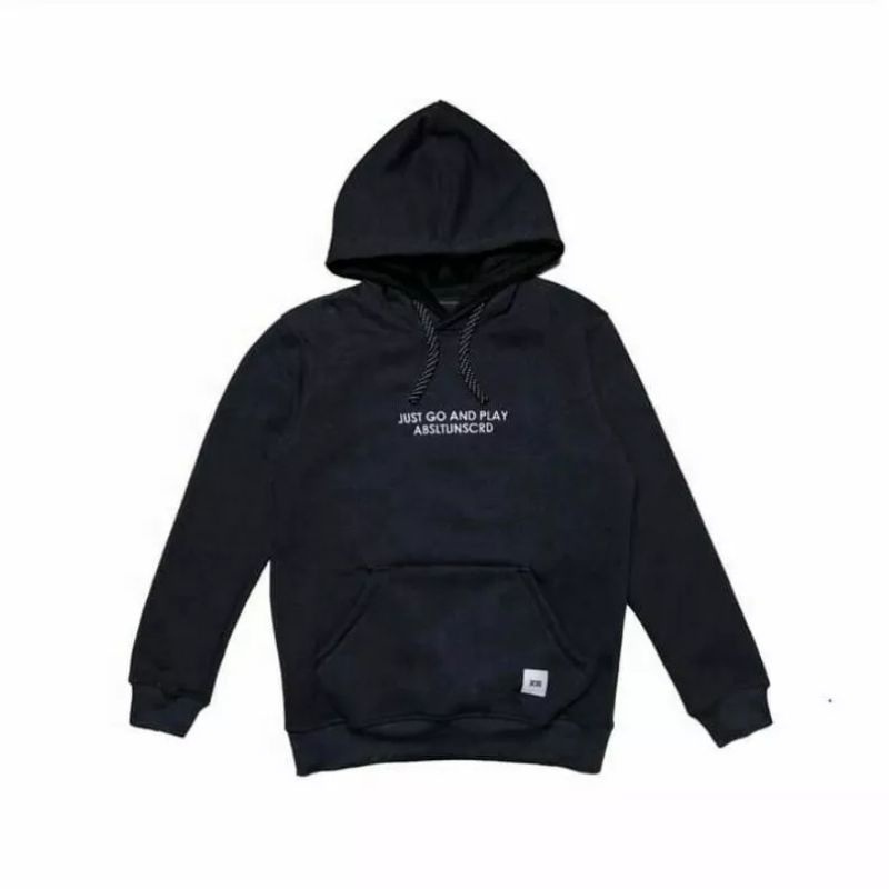 Abslt Jaket Hoodie Sweater Black New Unisek uk M