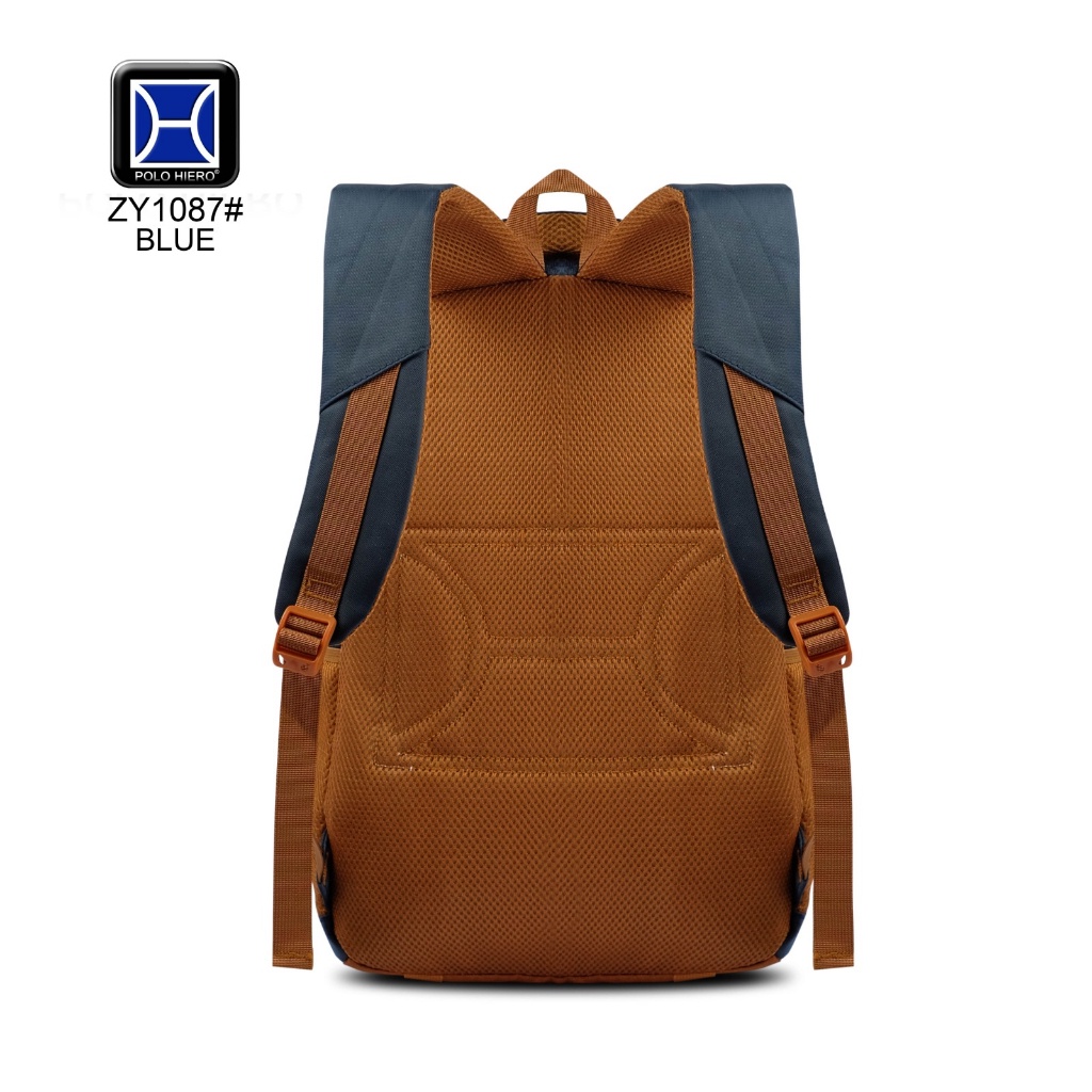 Tas Ransel Polo Hiero ZY1087 Tas Pria Laptop Tas Ransel Sekolah Tas Kerja Tas Kuliah