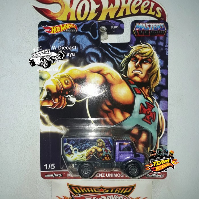 AMC SHOP Hot Wheels Mercedes Benz Unimog Master Ban Karet Truck All Besi TERLENGKAP