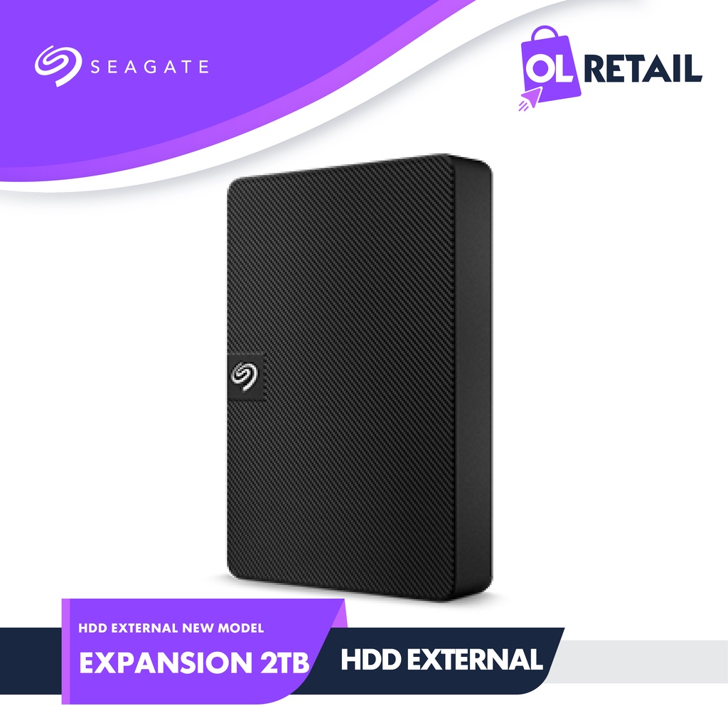 Seagate Expansion 2TB Hardisk Eksternal - Resmi