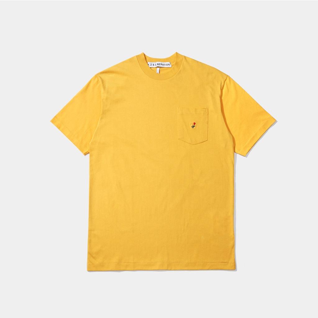 T-shirt ROSE POCKET YELLOW Kaos Pria - Wanita