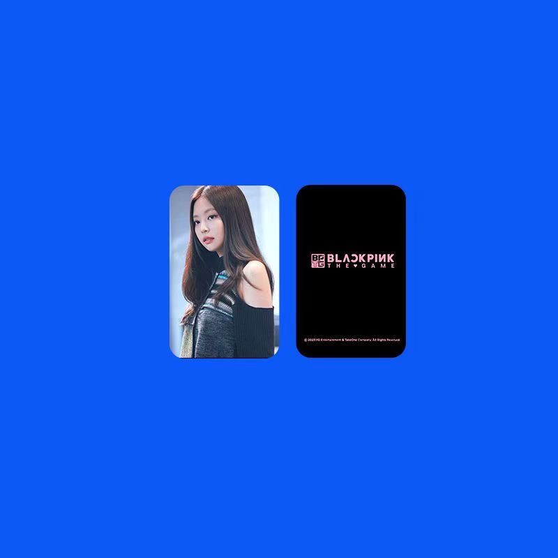 4pcs /set Photocard COEX K4 Hitam-Pink JENNIE ROSE JISOO LISA Hitam Pink Lomo Kartu Postcards