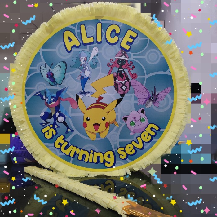 

mainan Pokemon Pinata custome gamabar