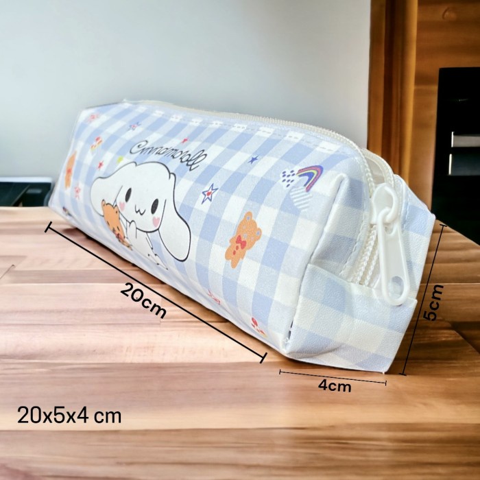 Tempat Pensil Kotak Pencil Case Panjang Kuromi Karakter Lucu Anak