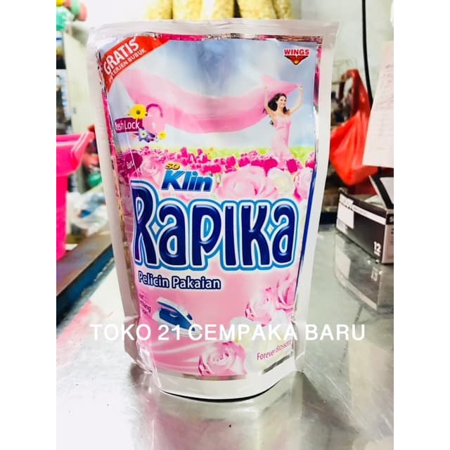Rapika FOREVER BLOSSOM Refill 400 ml | So Klin Rapika Pelicin 400ml