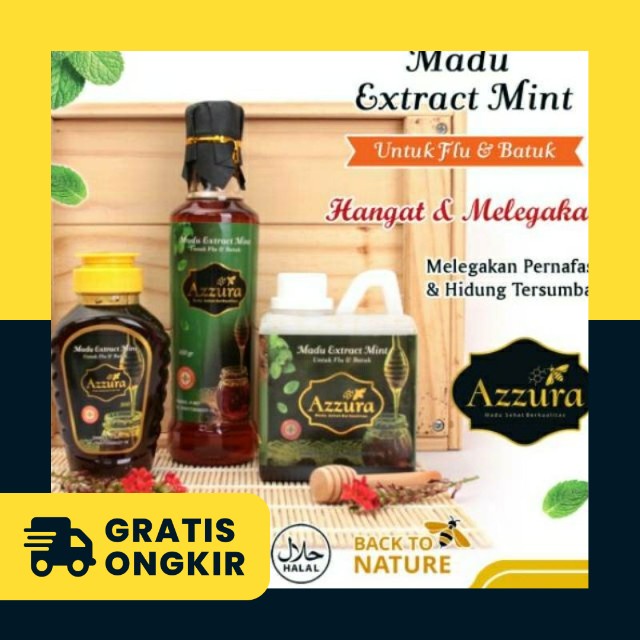 

MADU AZZURA - MADU EXTRA EXTRACT MINT OBAT ALAMI FLU BATUK MELEGAKAN PERNAPASAN DAN HIDUNG TERSUMBAT