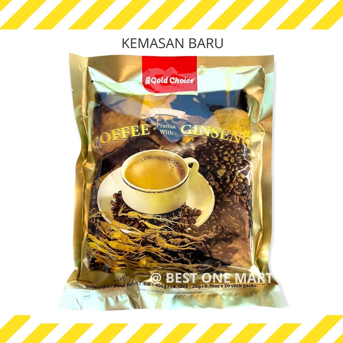 

[CJ] Ginseng Coffee Gold Choice / Kopi Ginseng Gold Choice 400 g