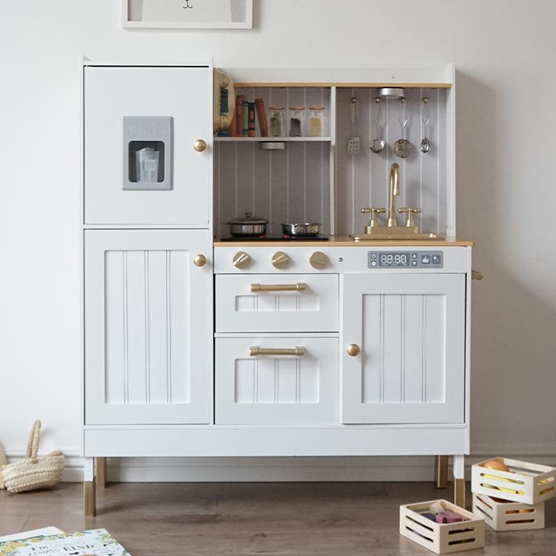 goplay.id - Wooden Kitchen Nunu Kulkas mainan kitchen set kayu mainan kitchen anak anak mainan masak