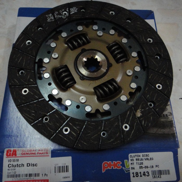 SPAREPART OTOMOTIF- Kampas Kopling Mitsubishi T120 Colt Valeo Korea -KOMPONEN AKSESORIS