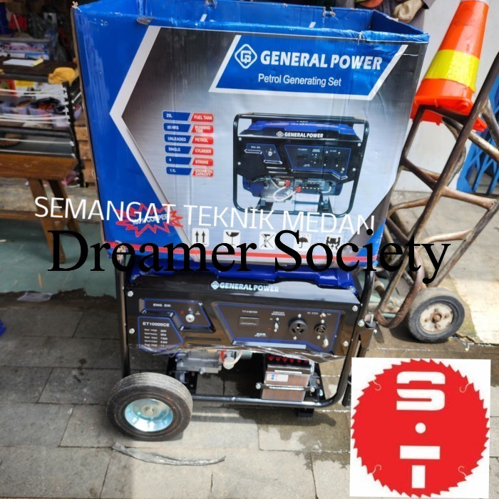 Berkualitas ET10000CE GENSET GENERATOR STATER 8000 WATT GENERAL ET 10000 CE HBJ690