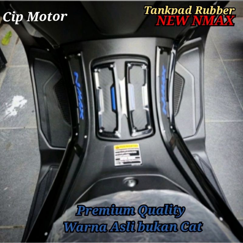 (bisa cod) Tankpad new Nmax V2 2020 2021 2022 biru Karet 3D Premium