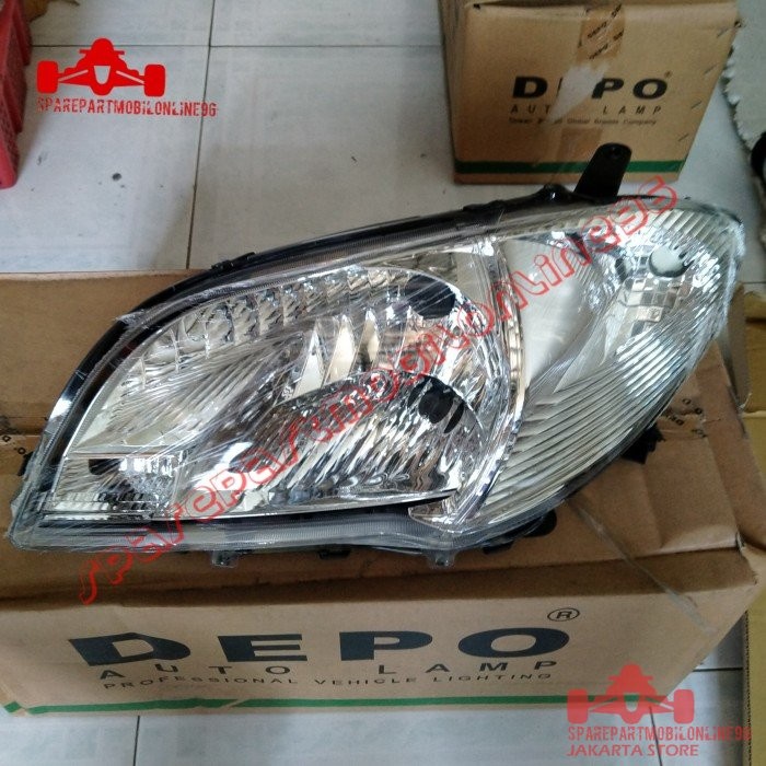 Head Lamp Lampu Depan Toyota Vios GEN 1 FACELIFT 2005 2006 2007 DEPO