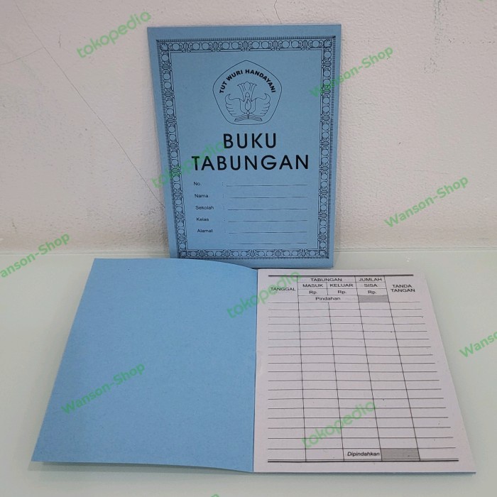 

BUKU TABUNGAN SISWA / BUKU TABUNGAN ANAK SEKOLAH GROSIR 50 PCS