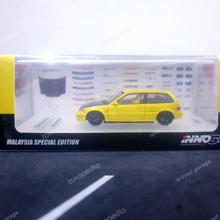 TERBARU Inno64 Honda Civic Ef9 sir Malaysia spesial edition segel