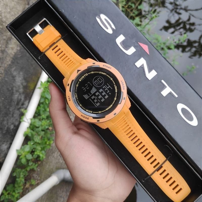 Jam Tangan Pria  NORTH EDGE Digital Strab Rubber