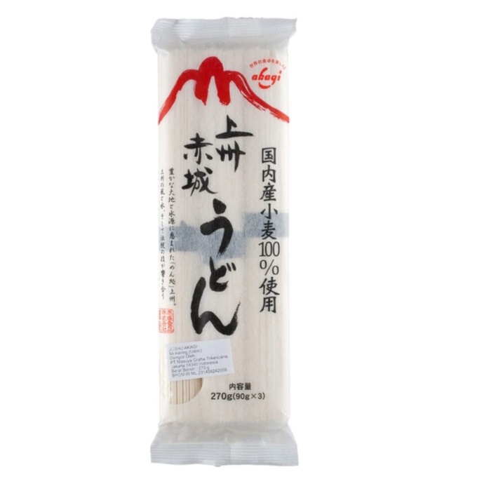 

Joshu Akagi Soba Somen Udon Kishimen 270 gr Mi Kering Jepang - Udon