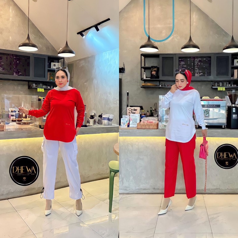 SET DHEWA MERAH PUTIH