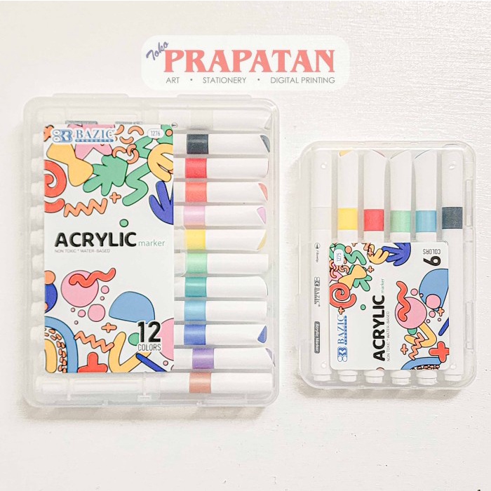 

Bazic Acrylic Marker Set | Spidol Akrilik