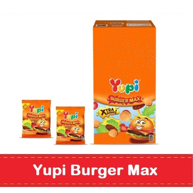 

YUPI BURGER MAX 1 BOX isi 12 PCS ORIGINAL