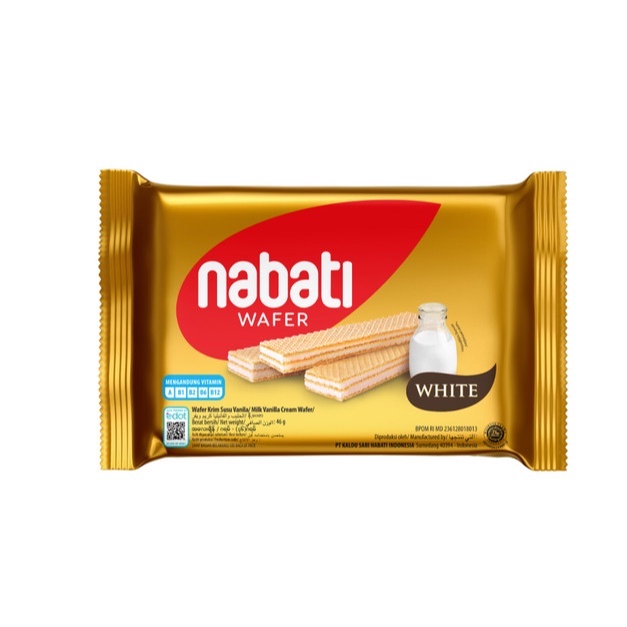 

Nabati Wafer Cream White Vanila 39gr ORIGINAL