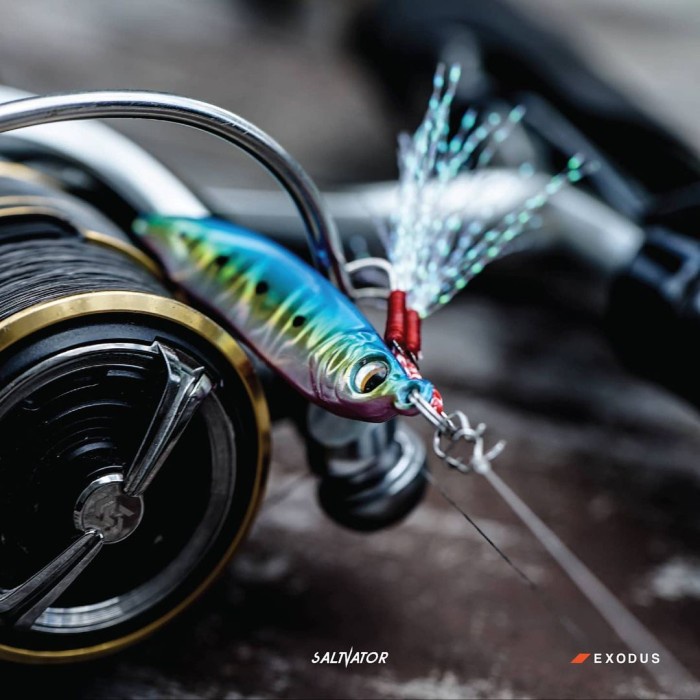 Exodus Saltvator Dotted Blue Micro Jig 10-40g - 10g