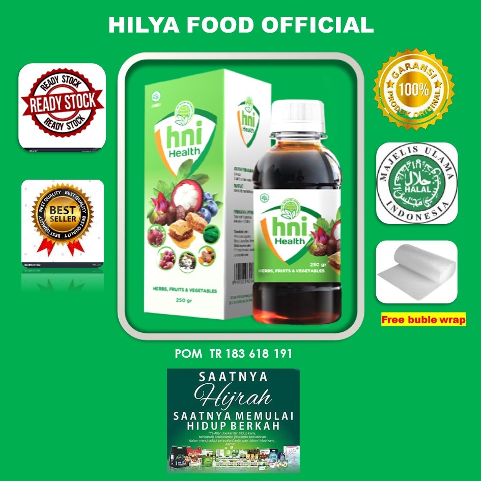 Extra Food HNI Health Madu Suplemen Sayur Dan Buah Asli Penambah Nafsu Makan Anak Penambah Berat Bad