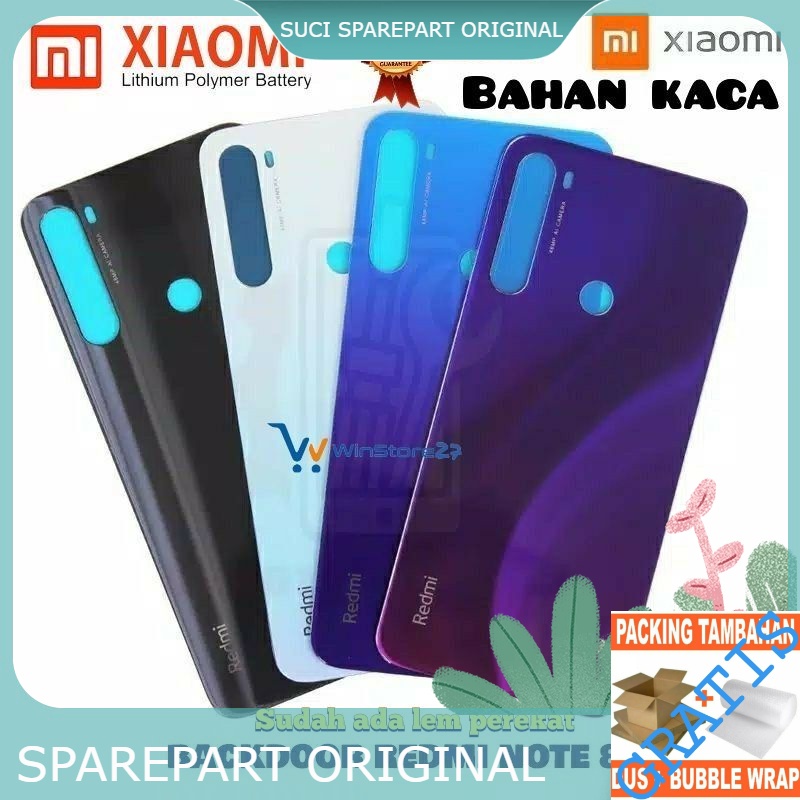 BACKDOOR BACKCOVER CASING TUTUP BELAKANG  XIAOMI REDMI NOTE 8 XIAOMI REDMI NOTE 7/7PRO KACA CAMERA N