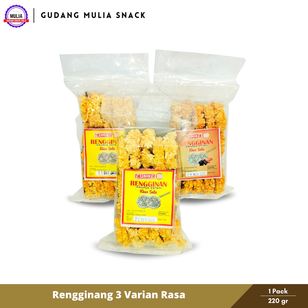 

Rengginan 3 Varian Rasa | Rengginan Eunike | Rengginang