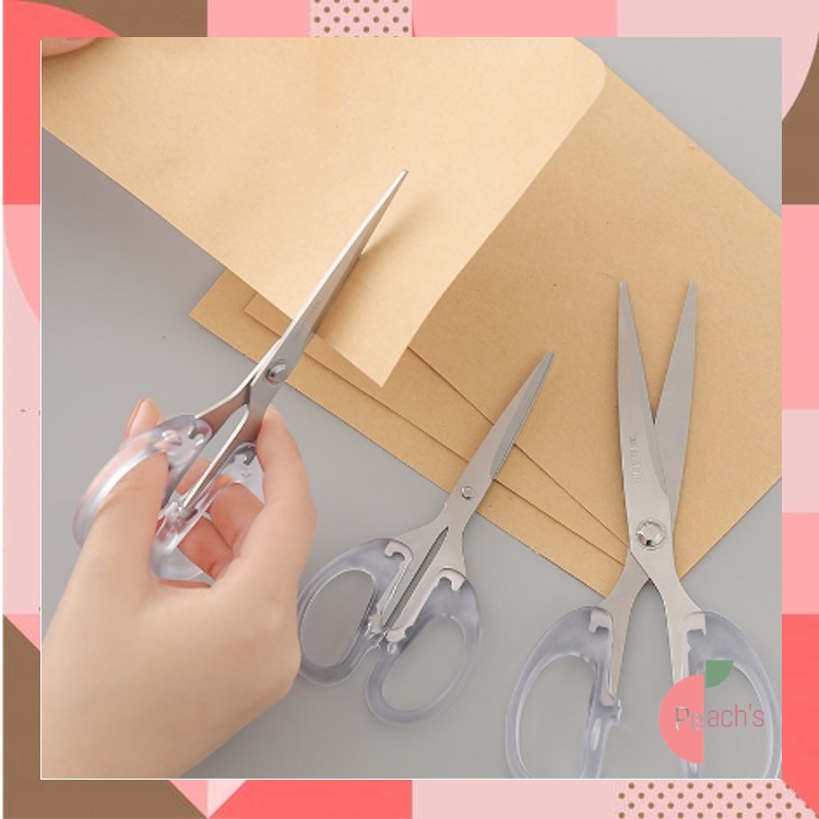 

PEACHs - H5920 Gunting Transparan Bening Multifungsi / Gunting Transparan / Gunting Kertas Transparan Pemotong Kertas Scrapbooking