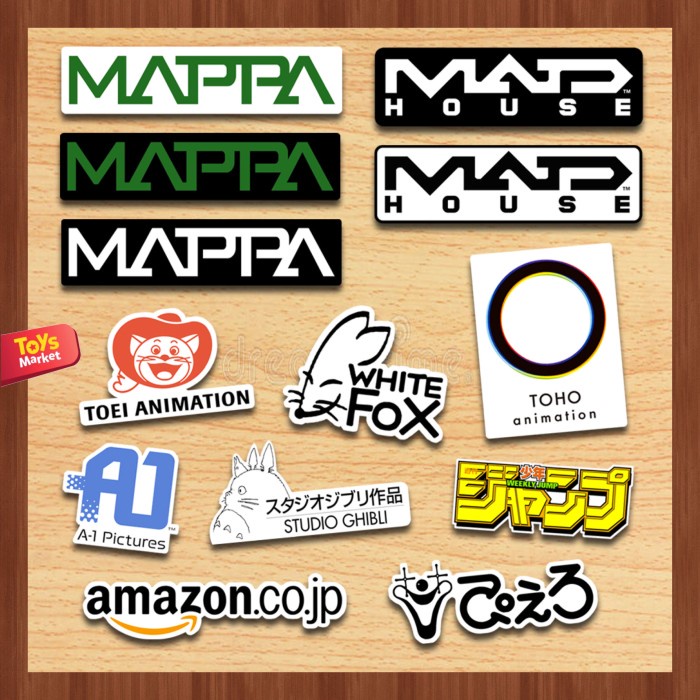 

NEW PRODUK !!! Sticker / Stiker Anime Studio Anime Shonen Jump TERLARIS