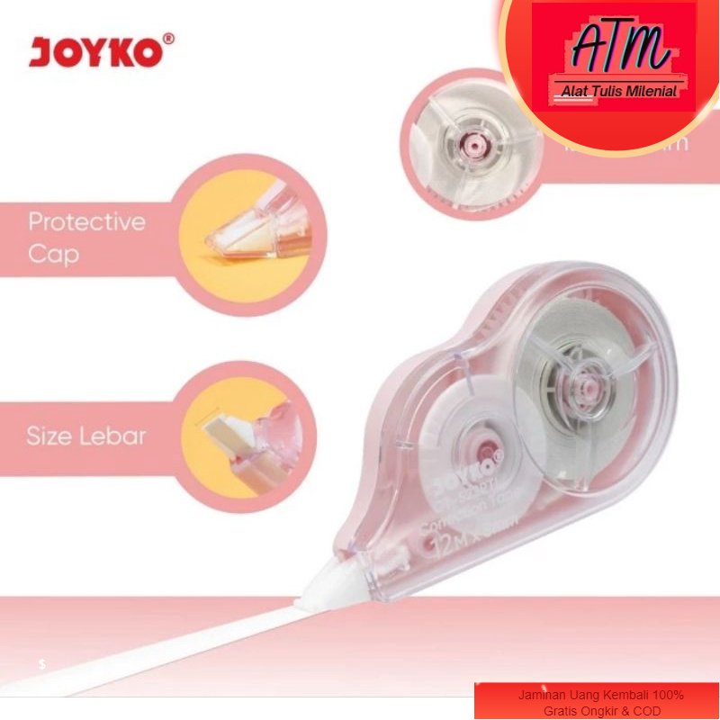 

Tipex Roll JOYKO Correction Tape CT 522 Pastel