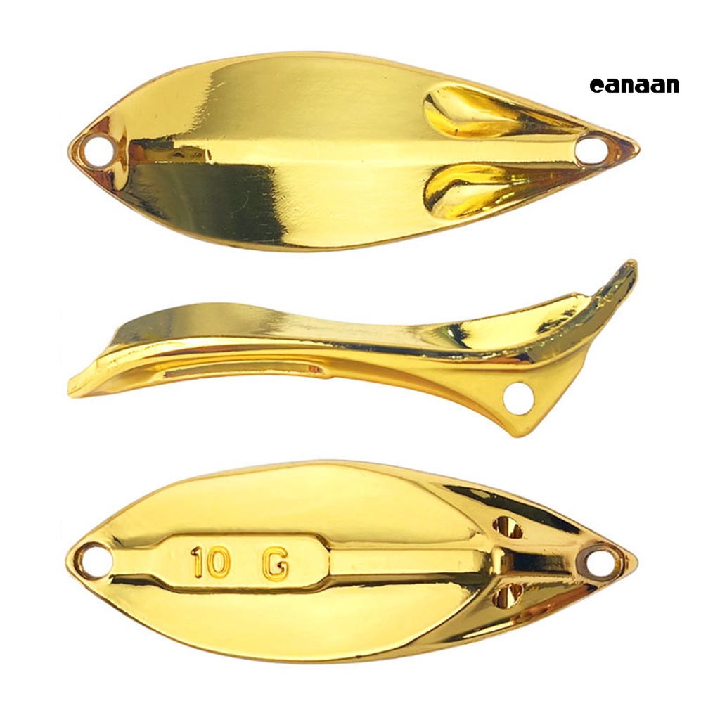 Cnn-4.3cm/10g Sequin Bait Treble Hook Desain Bulu Tajam Meningkatkan Tingkat Memancing Umpan Sequin Keras Pin Umpan Memancing Luar Ruangan