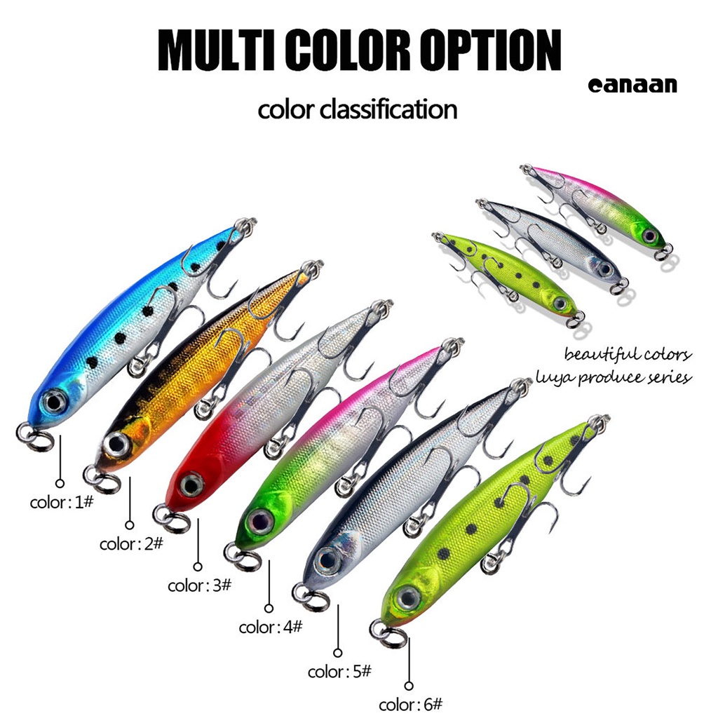 Cnn-5.3cm/3g Lure Bait 2kait Treble Tajam Barb Vibrant Steel Balls Plat Lidah Panjang Tenggelam Perlahan Umpan Bionik Untuk Memancing Di Luar Ruangan