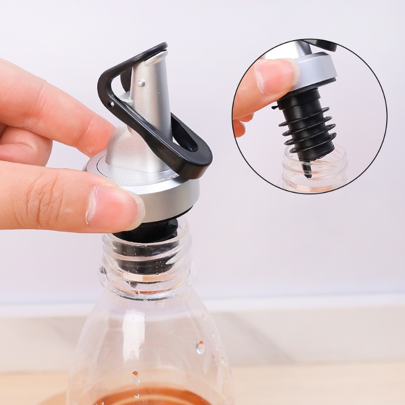 [Unggulan] Kopi Madu Cuka Dispensing Spout Desain Tutup Flip Nozzle Semprotan Minyak Tahan Debu Disegel Botol Stopper Anti Bocor Mulut Tuang Anggur Merah Untuk Bar Restoran BBQ Keluarga