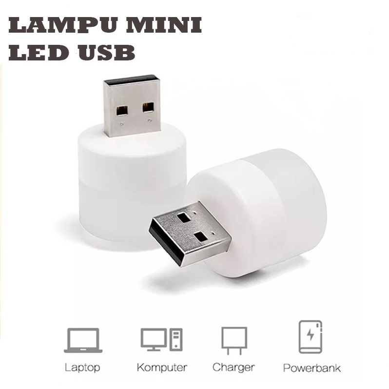 Lampu Baca Lampu Darurat Mini Led H2201 Multi Fungsi 2 Usb Led Lampu