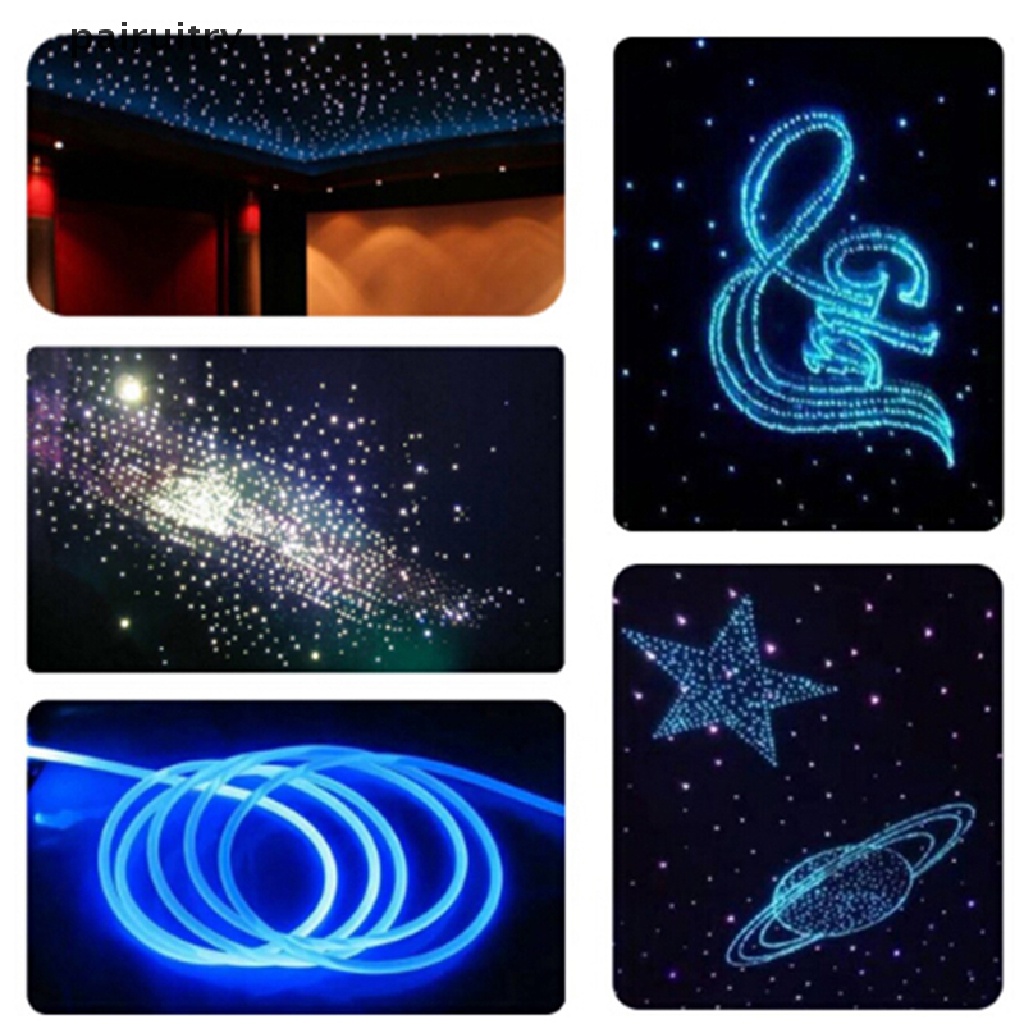 Prt 1.5-5mm Side Glow Fiber Optik Light Mobil Indoor Kabel Malam Dekorasi Pesta PRT